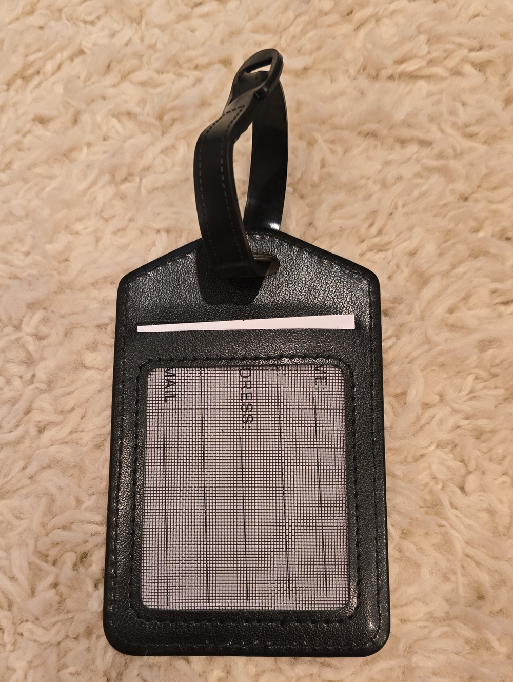 Luggage Tag With Black Strap - Picture 3 of 5